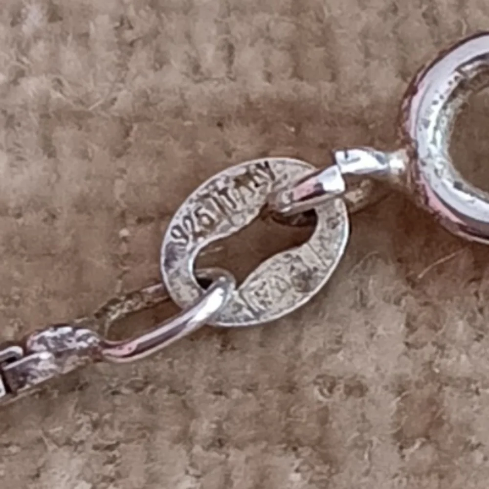 Sterling Silver Box Chain Glass Red Stone Marcasite Pendant Necklace